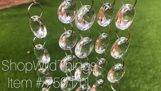 ShopWildThings Real Glass Crystal Beads Round Shape