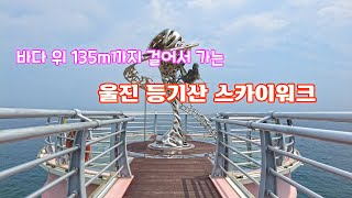 바다위 135m까지 펼쳐진 울진 등기산 스카이워크    #등기산스카이워크 #등기산공원 #울진가볼만한곳