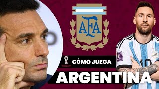 ► ARGENTINA de SCALONI Táctica (Mundial Qatar 2022) ¡EN VIDEO Y PIZARRA! 🎥