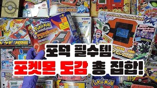 25살이나 된 고대의 장난감 대방출! 1-8세대 모든 포켓몬 도감 리뷰!