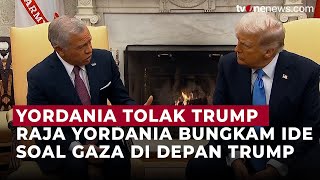 Raja Yordania Berani Tak Komentari Usulan soal Gaza di Depan Trump | Onenews Update