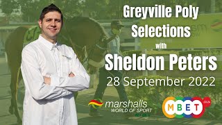 Greyville Poly Horse Racing Selections with Sheldon Peters 28 September | Mbet