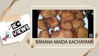 🍌வாழைப்பழம்  மைதா கச்சாயம்| Banana Maida Kachayam🍌 | Easy recipe in tamil. WITH ENGLISH SUBTITLES