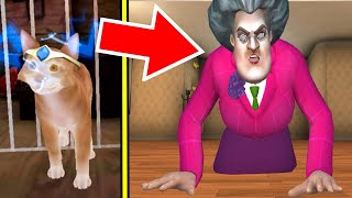 PROFESSORA FOI HIPNOTIZADA E VIROU UM GATO!! (Scary Teacher)