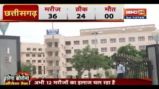 Katghora की महिला इलाज के बाद Discharge | अब Raipur AIIMS में 12 मरीजों का चल रहा इलाज