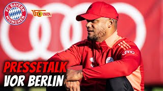 Pressetalk vor dem Bundesliga Heimspiel am 9. Spieltag gegen Union Berlin