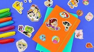 25 FUNNY CARTOON STICKERS YOU CAN MAKE | CRAFTING FOR FUN