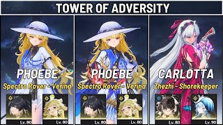 Phoebe Verina Spectro Rover F2P Team x Carlotta | Hazard Zone | Tower of Adversity | Wuthering Waves