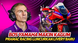 BARU SAJA DIRESMIKAN🔥PRAMAC RACING RESMI LUNCURKAN LIVERY SPESIAL YZR-M1 PRAMAC RACING MESIN V4