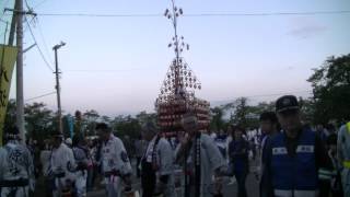 2012.10.7　松川提灯祭り　東部四町連合出発式