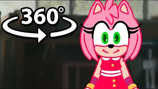 360° VR Sonic The Hedgehog Movie AMY SONIC BOOM Uh Meow All Designs Compilation