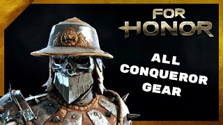 All Conqueror Gear (Remastered) - For Honor