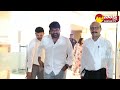 Megastar Chiranjeevi and Daughters Visuals at Apollo Hospitals | Ram Charan Upasana @SakshiTV