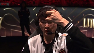 Faker looked nervous and shaky after giving first blood to Perkz