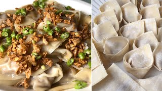 ဖက်ထုပ်ဆီချက် Garlicky Dumplings