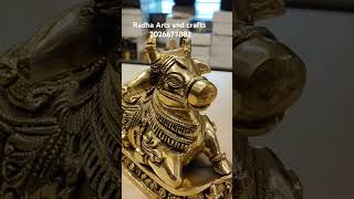 Brass Nandi statue. #bangalore #gold#brassmurties #returngifts#onlineshopping @Radha Arts and crafts