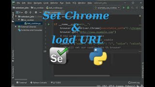 Begin with Selenium in Python 3 : How to set chrome and load URL