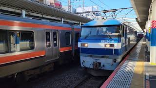 【貨物】桃太郎EF210-9　コンテナ輸送　南越谷駅通過