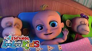 Diez en la Cama🎶😴 y Los Números del 1 al 10 | Canciones Infantiles | Looloo Kids en español