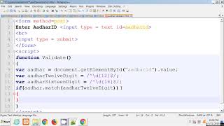 AadharID Validation using Javascript | Hindi | By Pankaj Panjwani