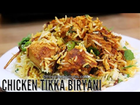 Chicken Tikka Biryani (step By Step Photos + Video) |Creamy Chicken ...