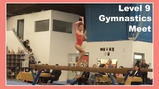 LEVEL 9 GYMNASTICS MEET #2 |  Flippin' Katie