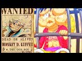 one piece all strawhat pirates bounty poster after wano (4k)|| one piece episode 1086 (ENG SUB)
