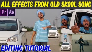 Old skool song effects editing tutorial | Sidhu moosewala | Jason copy