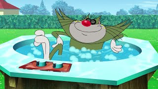 हिंदी Oggy and the Cockroaches 🛁🚿 JACK IN A JACUZZI 🚿🛁  Hindi Cartoons for Kids
