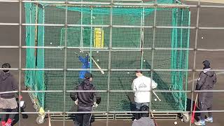 [プロ野球]北九州下関フェニックス練習の様子(中間市)　2023年2月5日