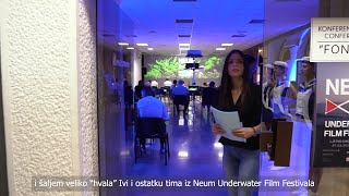 Neum underwater film festival announcer 2022