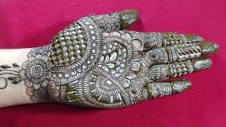 Very beautiful latest dulhan mehndi design | New bharwa BRIDAL mehndi design | step by step tutorial