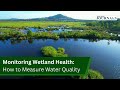 monitoring wetland health how to measure water quality