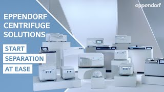 Your Perfect Centrifuge Solution - Start Separation at Ease