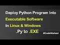 Convert Python Program InTo Executable Software | Linux & Windows #python #exe #tutorial