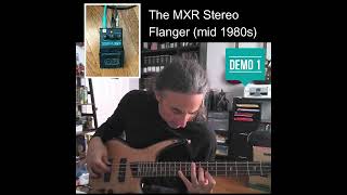 1980s era MXR Stereo Flanger Pedal | Demo 1 | Radius80 Podcast Short | Ep1