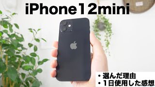 【iPhone12mini】僕が選んだ「たった一つの理由」と、一日使用した感想