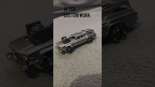 Hotwheels Custom Cruise Bruiser Demolition Derby Custom #hotwheelscustom #hotwheels #toy