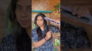 മുടി വീട്ടിൽ ഒന്ന് Straightening ചെയ്ത് നോക്കാം #trending #viralvideo