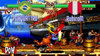 FT5 @samsho2: PNXQUATTRO (BR) vs RubicoM (PE) [Samurai Shodown II Fightcade] Feb 15