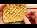 Daisy Stitch - How to Knit