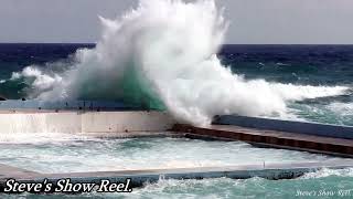 Malta storms big waves in slow motion  @fishingtechgear