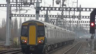 GWR EMU's no's: 387140-387152 @ Didcot Parkway {2P40} 06/02/2018.