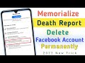 How To memorialized Death Report Of Any Facebook Account 2022 |New Reporting Trick by sher Yar tv