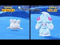 How to Evolve Milcery into Alcremie in Pokemon Scarlet and Violet Indigo Disk DLC