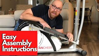 Easy Ancheer Elliptical Assembly - Ancheer Magnetic Elliptical Step-by-Step Instructions