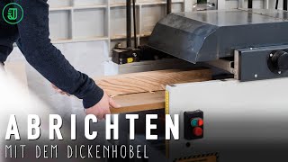 So wird dein DICKENHOBEL zur ABRICHTE! | Tipps vom Tischlermeister | Jonas Winkler