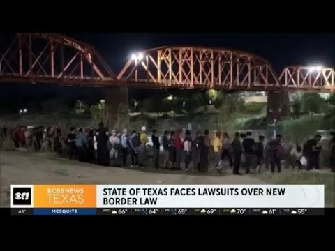 Texas Facing Lawsuit Over New Border Law - YouTube