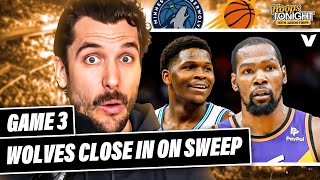 Timberwolves-Suns Reaction: Ant Edwards "special," Wolves CRUISE vs Durant & Phoenix | Hoops Tonight