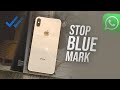 How to Stop Blue Mark in WhatsApp on iPhone (tutorial)
